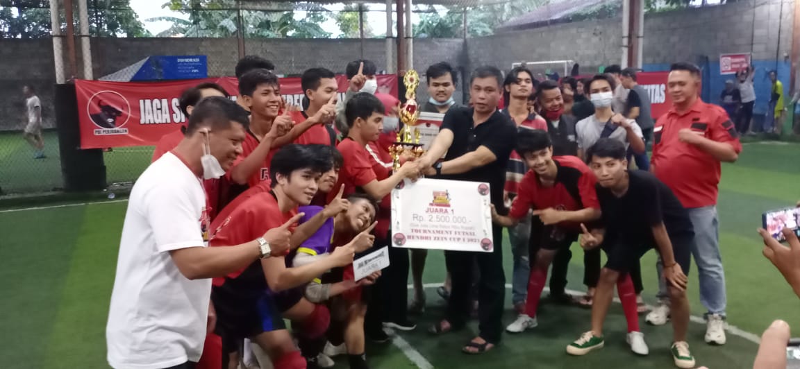 Hendri Zein Futsal Kompetisi 1 PDI Perjuangan yang digelar di Welco Futsal, Kota Tangerang telah selesai, Minggu (11/5/2021).