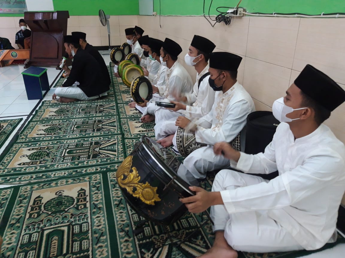 Kegiatan pesantren kilat Ramadan 1442 H yang digelar di Aula Pondok Pesantren At-Taubah Blok C Lapas Pemuda Tangerang, Kamis (15/4/2021).