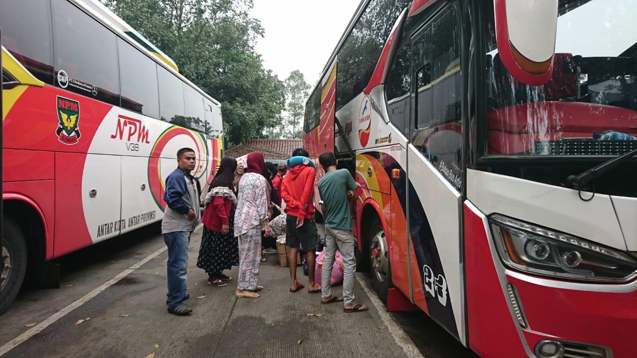 Jreng! Terminal Poris Plawad Mulai Ramai Pemudik