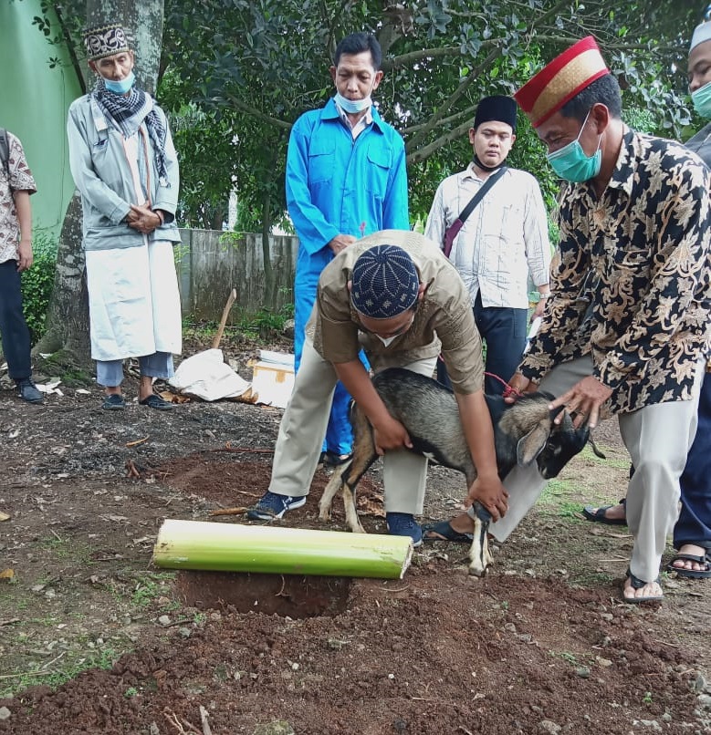 	Dinas Pertanian Dan Ketahan Pangan (Distan ) mengadakan pelatihan pemotongan hewan kurban kepada para dewan kemakmuran masjid (DKM) di setiap Kecamatan se-Kabupaten Tangerang, Rabu 22 Juni 2021.
