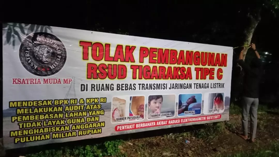 Muncul Spanduk Penolakan Pembangunan RSUD Tigaraksa Di Kawasan Pemkab ...