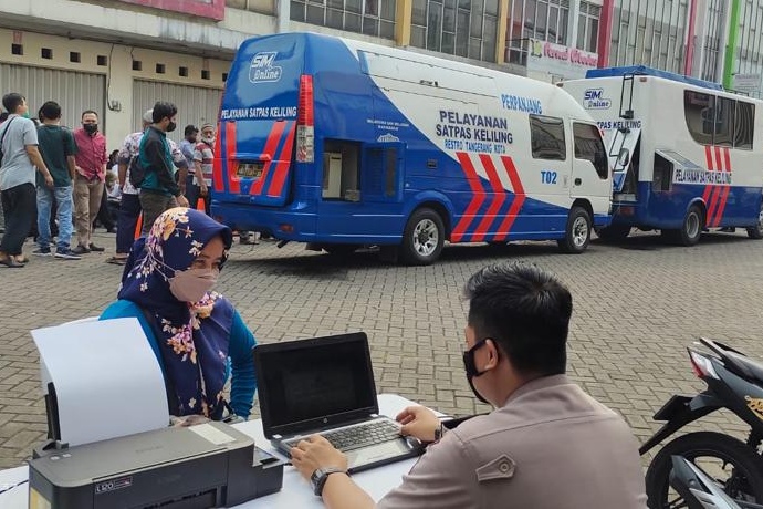 Jadwal Layanan Sim Keliling Senin 22 April 2024 Di Kota Tangerang