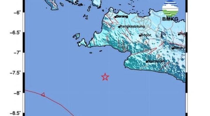 Gempa Magnitudo 5 7 Guncang Banten Terasa Sampai Tangerang