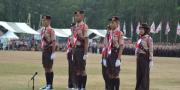 4 Anggota Pramuka Penggalang Tangerang Bertemu Jokowi