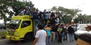 Polisi Siaga, Gerakan Massa Pelajar Tangsel Menuju DPR RI Nihil
