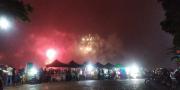 Diguyur Hujan Deras, Perayaan Tahun Baru di Tandon Ciater Sepi Pengunjung