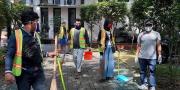 Pelanggar PSBB Kota Tangerang Disanksi Bersihkan Fasum