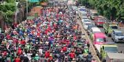 Konvoi ke Jakarta, Buruh Tangerang Dicegat Polisi