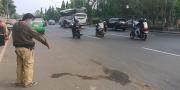 Terseret Truk, Pemotor di Jalan Thamrin Tangerang Tewas 
