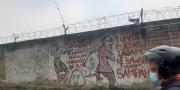 Mural Kritikan soal Keadilan dan Hukum Sampah Muncul di Tembok Dekat Polres dan Kejari Tangsel