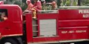 Lapak Limbah di Batuceper Tangerang Kebakaran