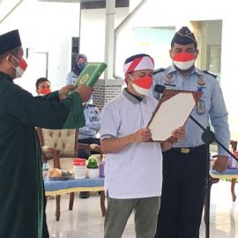 Napi Teroris di Lapas Kelas I Tangerang Ucap Sumpah Setia NKRI