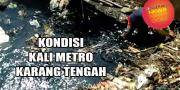 Kali Metro Karang Tengah Tangerang Dipenuhi Sampah