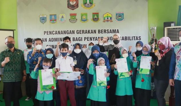 Pemprov Banten Canangkan Gerakan Pelayanan Adminduk Bagi Disabilitas