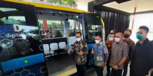 Pertama di Indonesia, Mobil Listrik Tanpa Sopir Diuji Coba di BSD City Tangerang