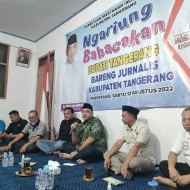 Ngariung Bareng PWI, Zaki Dorong Semua Wartawan di Kabupaten Tangerang Ikut Uji Kompetensi