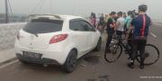 Sopir Ngantuk, Mazda Tabrak 6 Pesepeda di PIK 2 Tangerang hingga Luka-luka