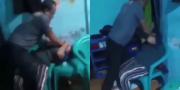 VIDEO: Suami Banting dan Cekik Istri di Setu Tangsel Gegara Cemburu, Direkam Anak