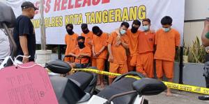 Polresta Tangerang Tangkap 8 Pelaku Ranmor
